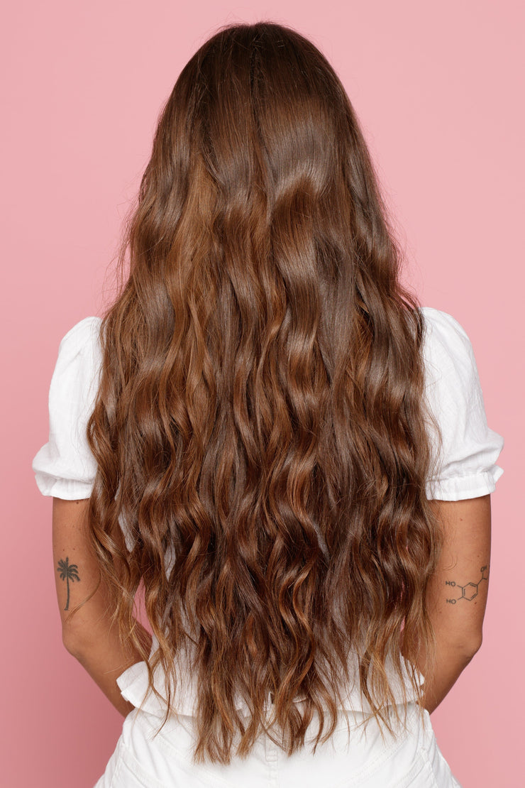 16" Hand Tied Weft Hair Extensions | Sara